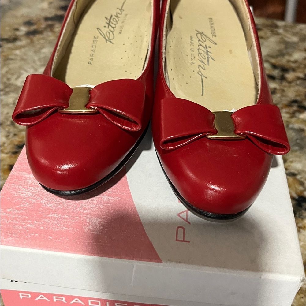 Paradise Kittens 1960’s shoes red sz4